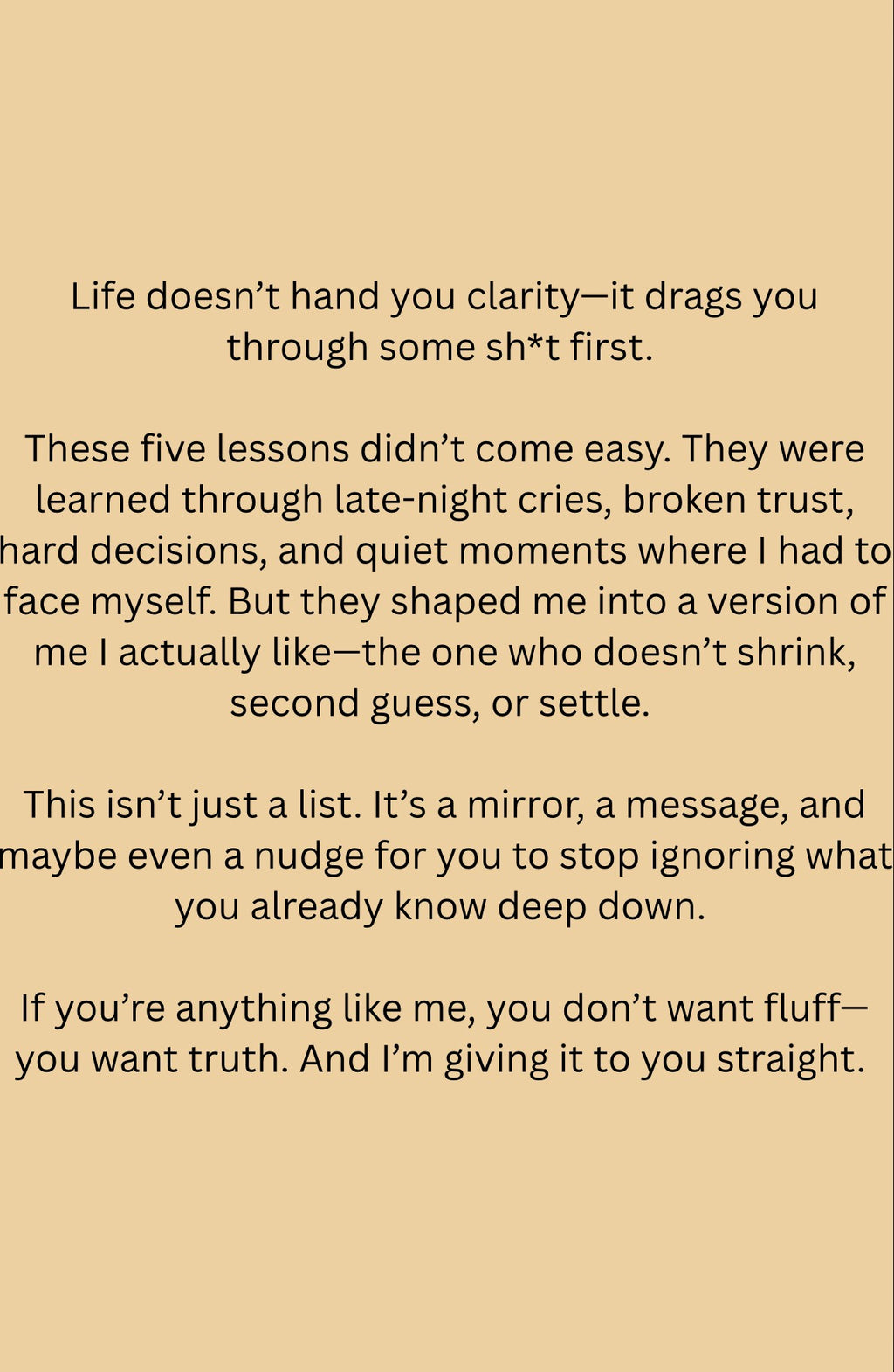 5 Lessons That Freed My Spirit