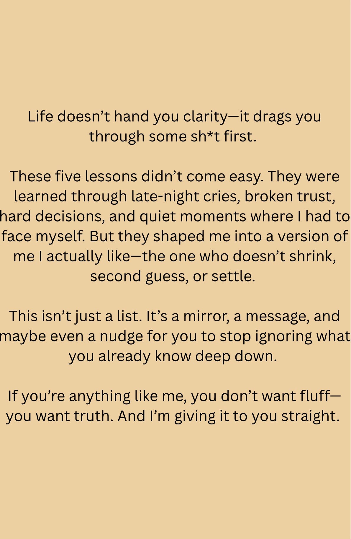 5 Lessons That Freed My Spirit