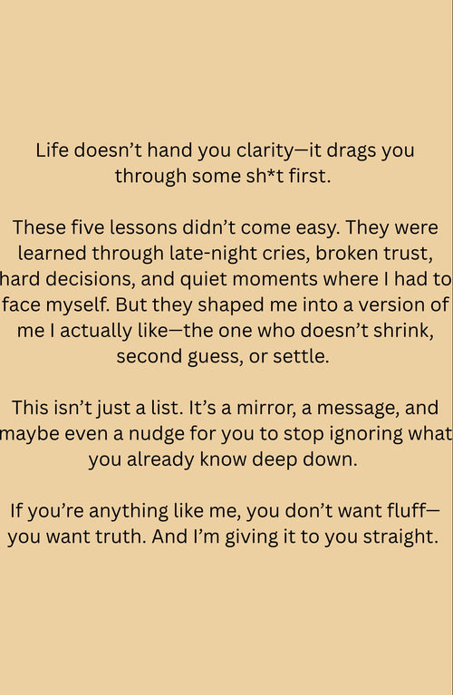 5 Lessons That Freed My Spirit